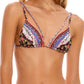 Agua Bendita - Halle Embroidered Triangle Swimsuit Bikini Top