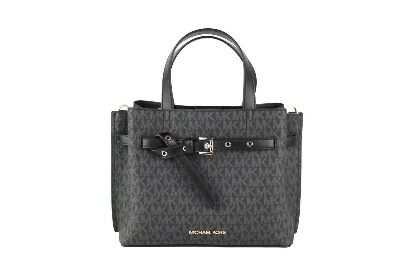 Michael Kors - Women's Emilia Small Signature Pvc Satchel Crossbody Handbag Purse
