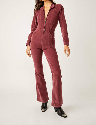 Free People - Jayde Cord Flare Jumpsuit