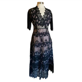 Foxiedox - Sweetwater Floral Stripe Midi Dress