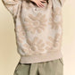Davi & Dani - Flower Texture Sweater