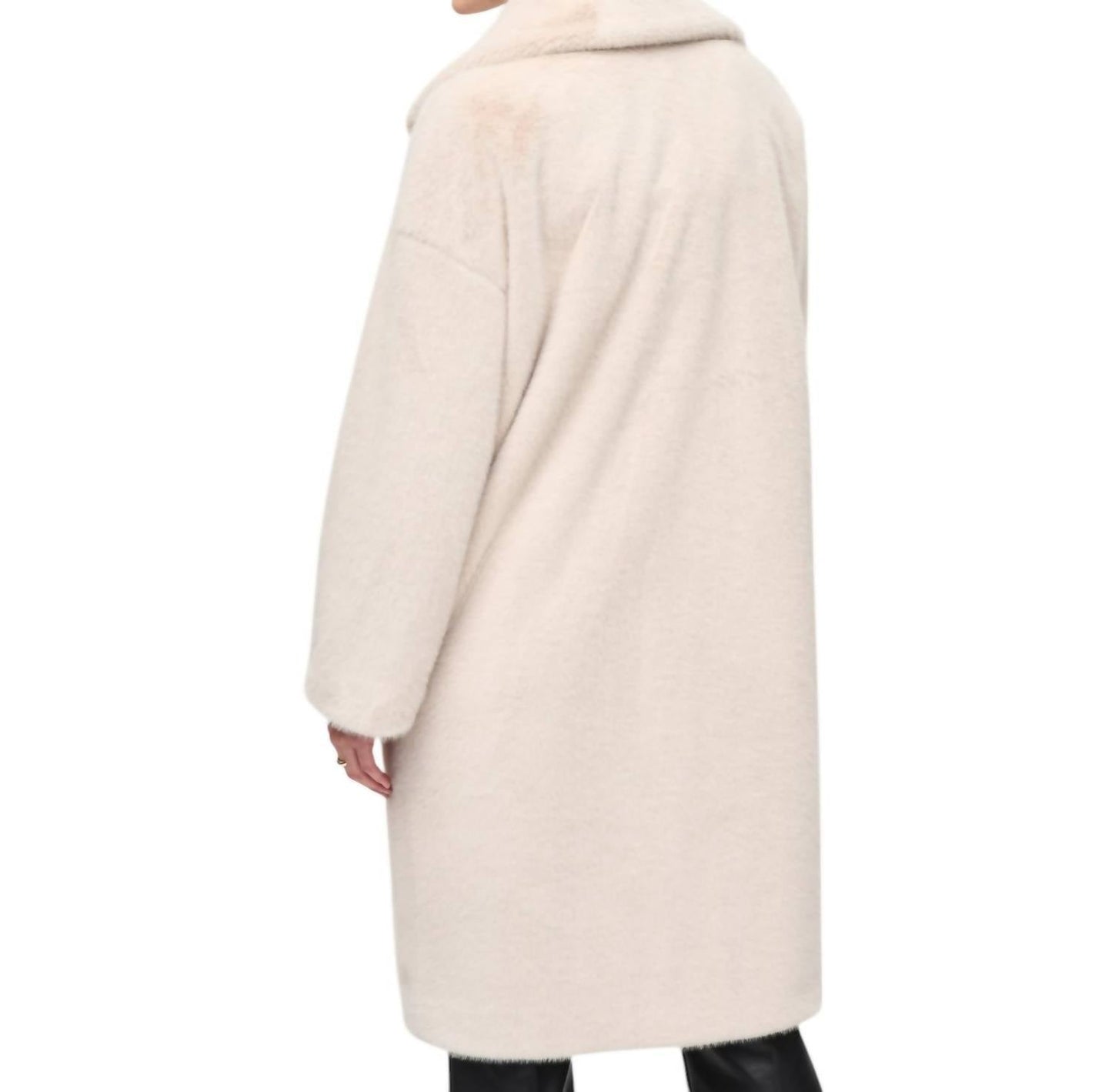 Joseph Ribkoff - Faux Fur Straight Coat Style