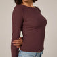 7Diamonds - Modal Ribbed Boatneck Top
