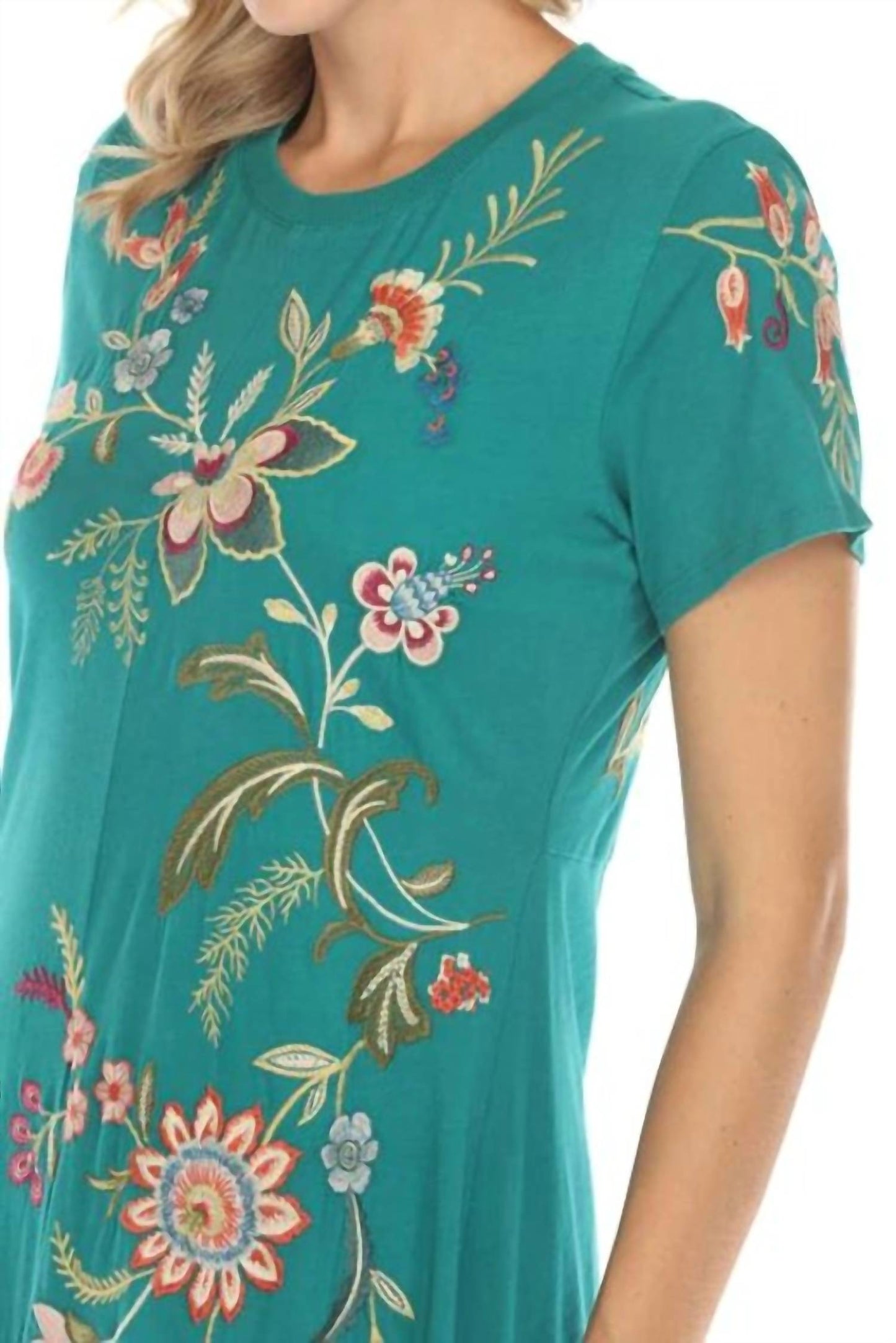Johnny Was - CREW NECK SWING DRESS JULIANNA