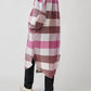 Free People - Plaid Long Jacket