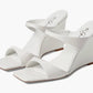 42 Gold - Women's Omira Squared Toe Wedge Heels