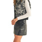 &Merci - Floral Cropped Puffer Vest