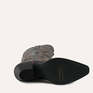 Buck & Brana - Olivia Leather Cowgirl Boots