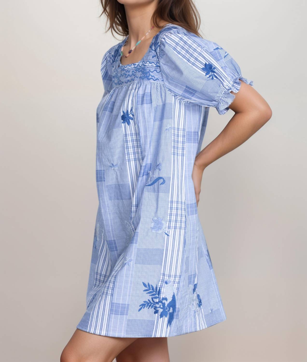 Johnny Was - Workshop Marbella Square Neck Park Dress