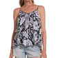 Elan - Floral Cascade V-neck Top