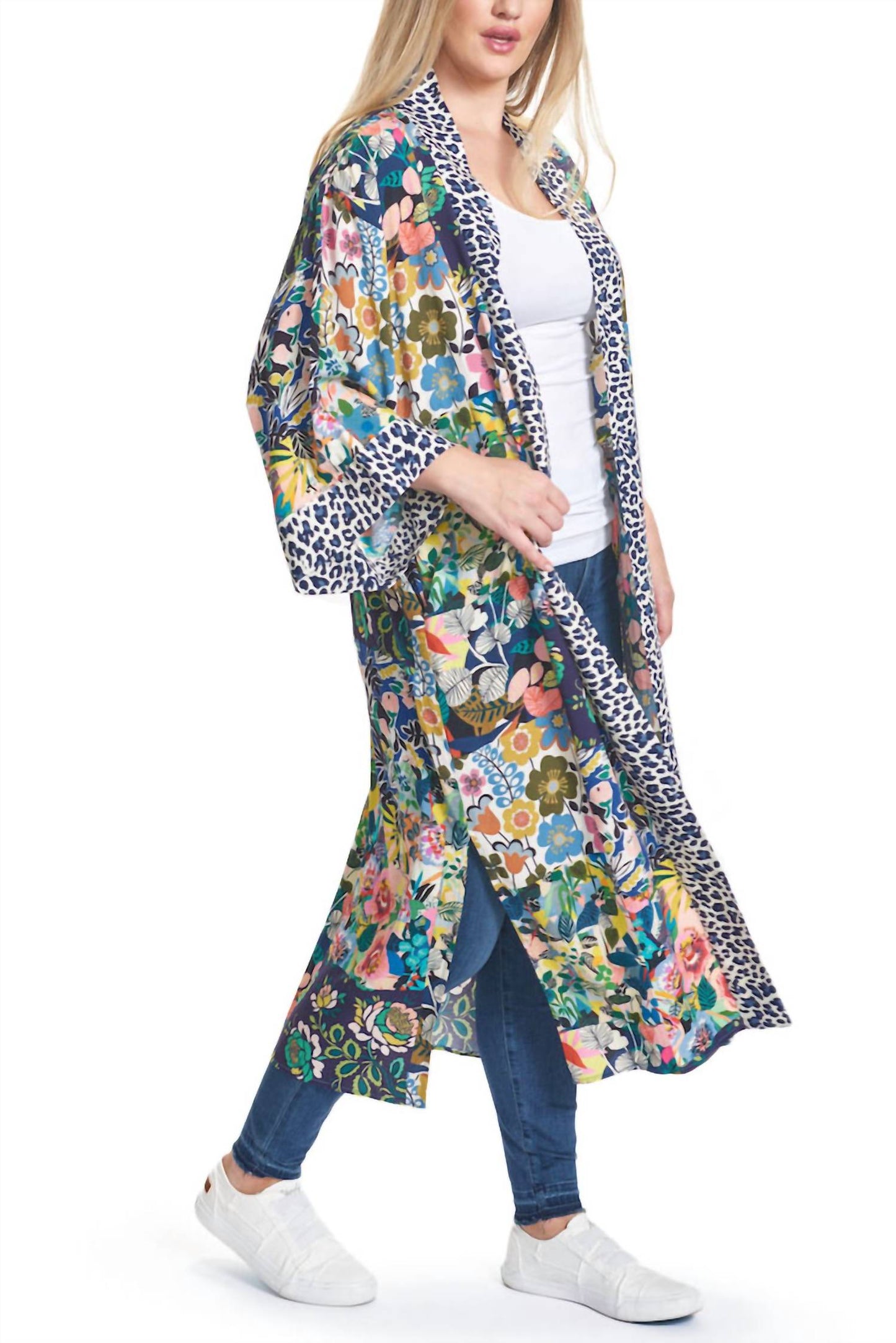 Johnny Was - Layla Leopard FLoral Kimono
