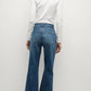 Veronica Beard - Dylan Straight leg raw hem jean