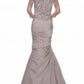 La Femme - Women's Satin Mermaid Gown