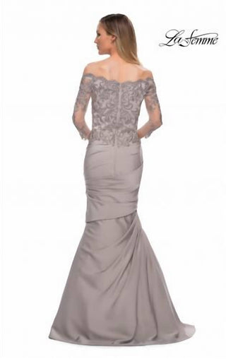 La Femme - Women's Satin Mermaid Gown