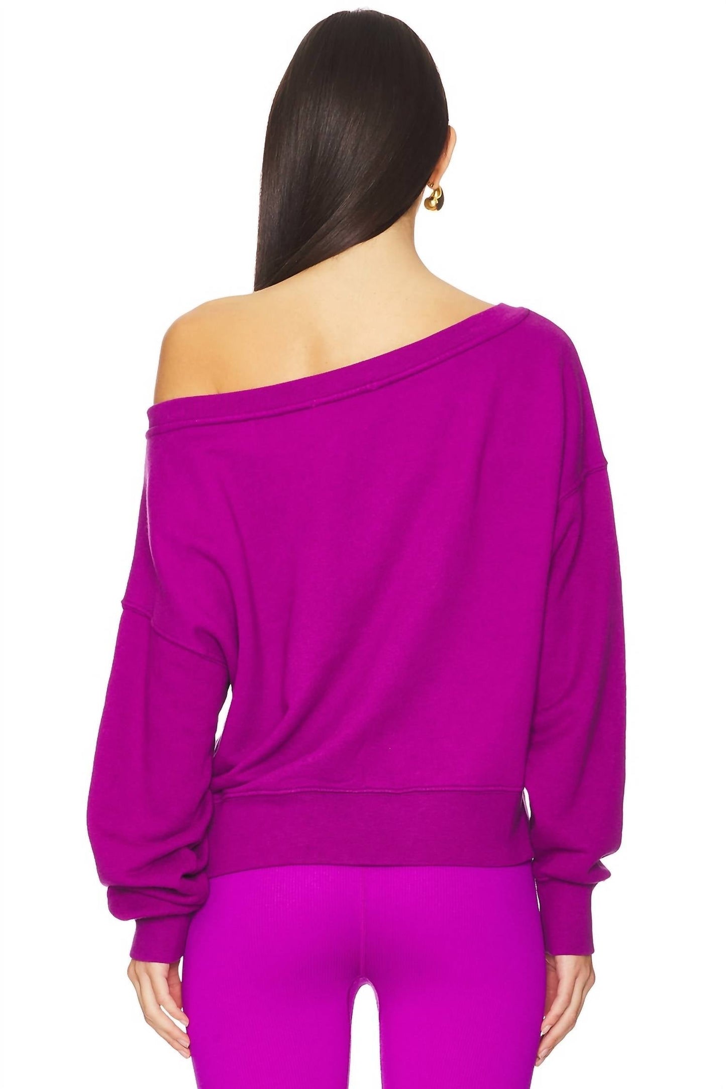 Spiritual Gangster - La Vida Off Shoulder Sweatshirt