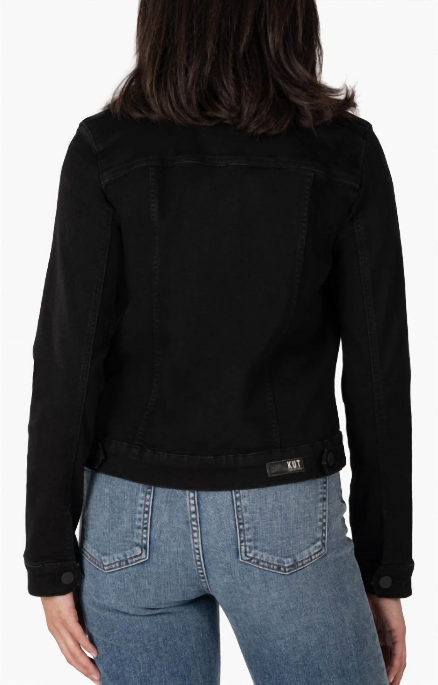 Kut From The Kloth - Julia Crop Denim Trucker Jacket