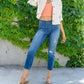 Judy Blue - Mid-Rise Destroyed Boyfriend Jeggings