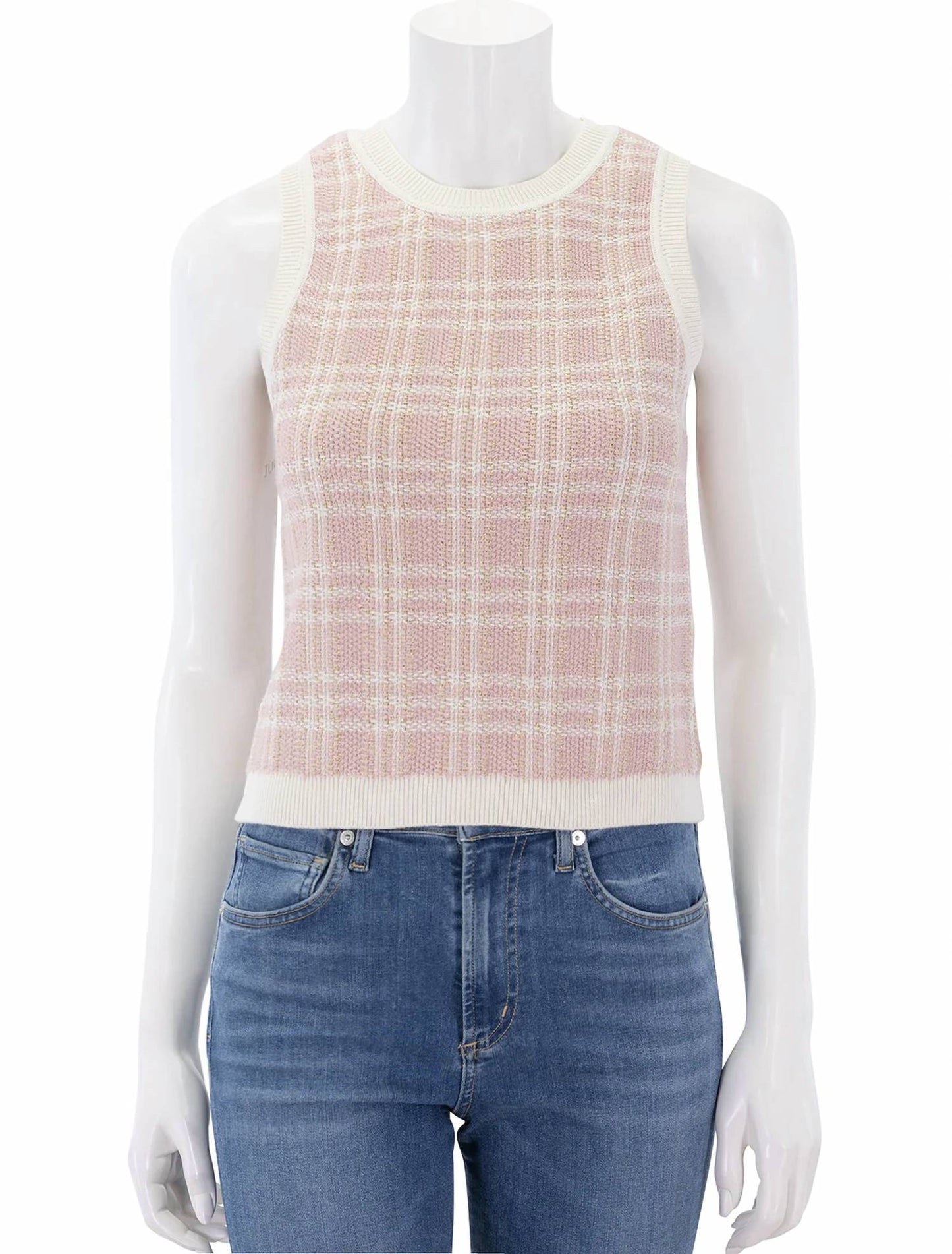 Veronica Beard - Cropped Jerrel Knit Tank Top