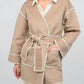 Ivy Jane - Whipstitched Wrap Coat