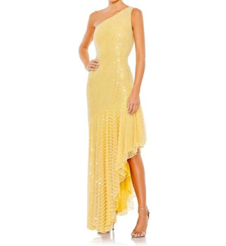 Mac Duggal - One Shoulder Asymmetrical Hem Dress