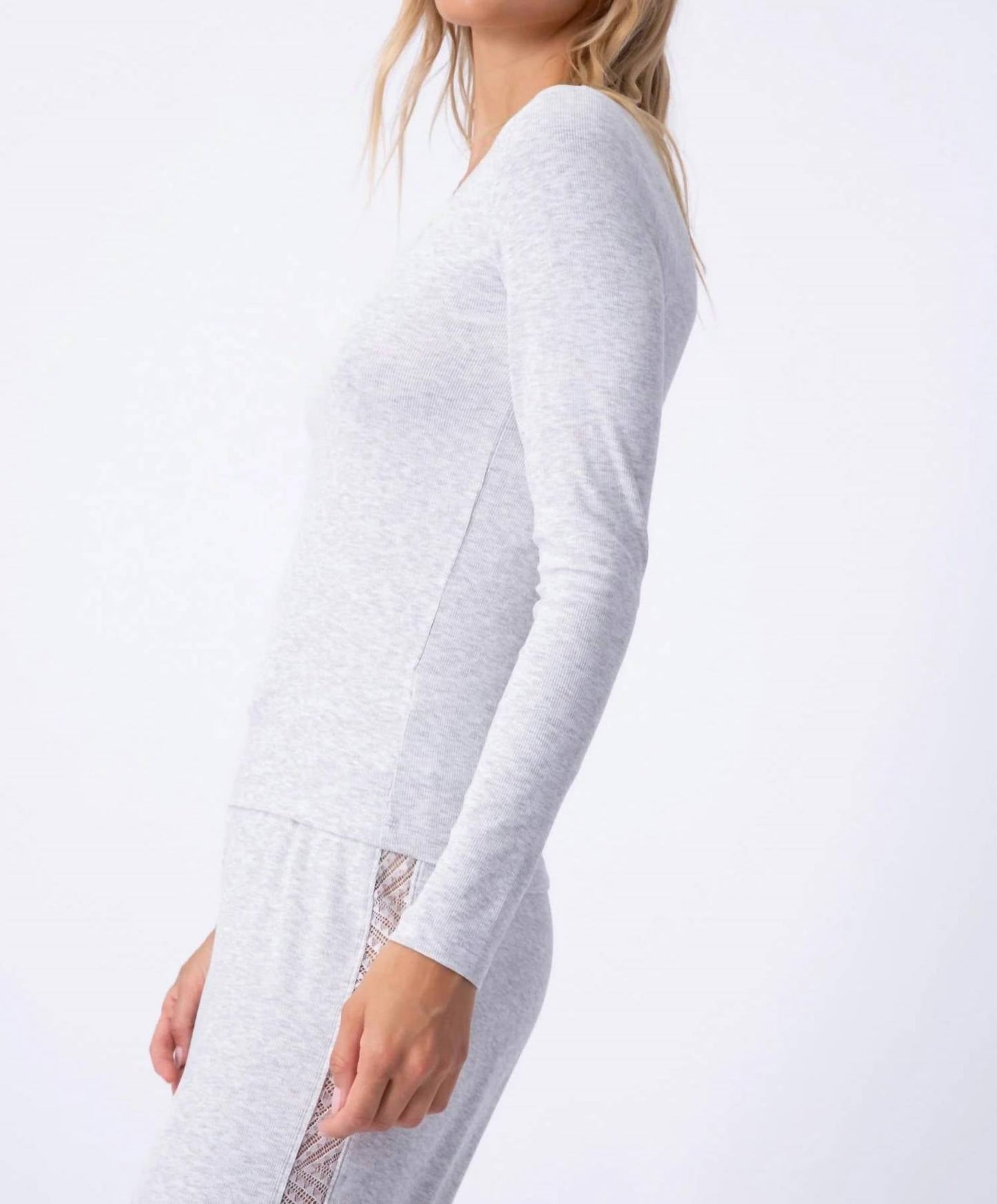 Pj Salvage - Lacey Basics Long Sleeve Top