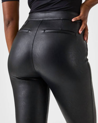 Spanx - Leather-like Flare Pants