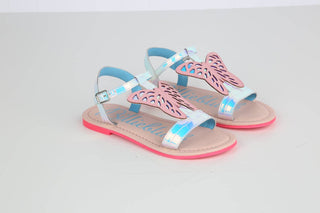 Billieblush - Iridescent Sandals With Large Butterfly