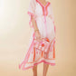 Spartina 449 - Palm Stripe Long Kaftan Dress