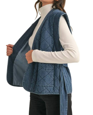 &Merci - Quilted Denim Vest