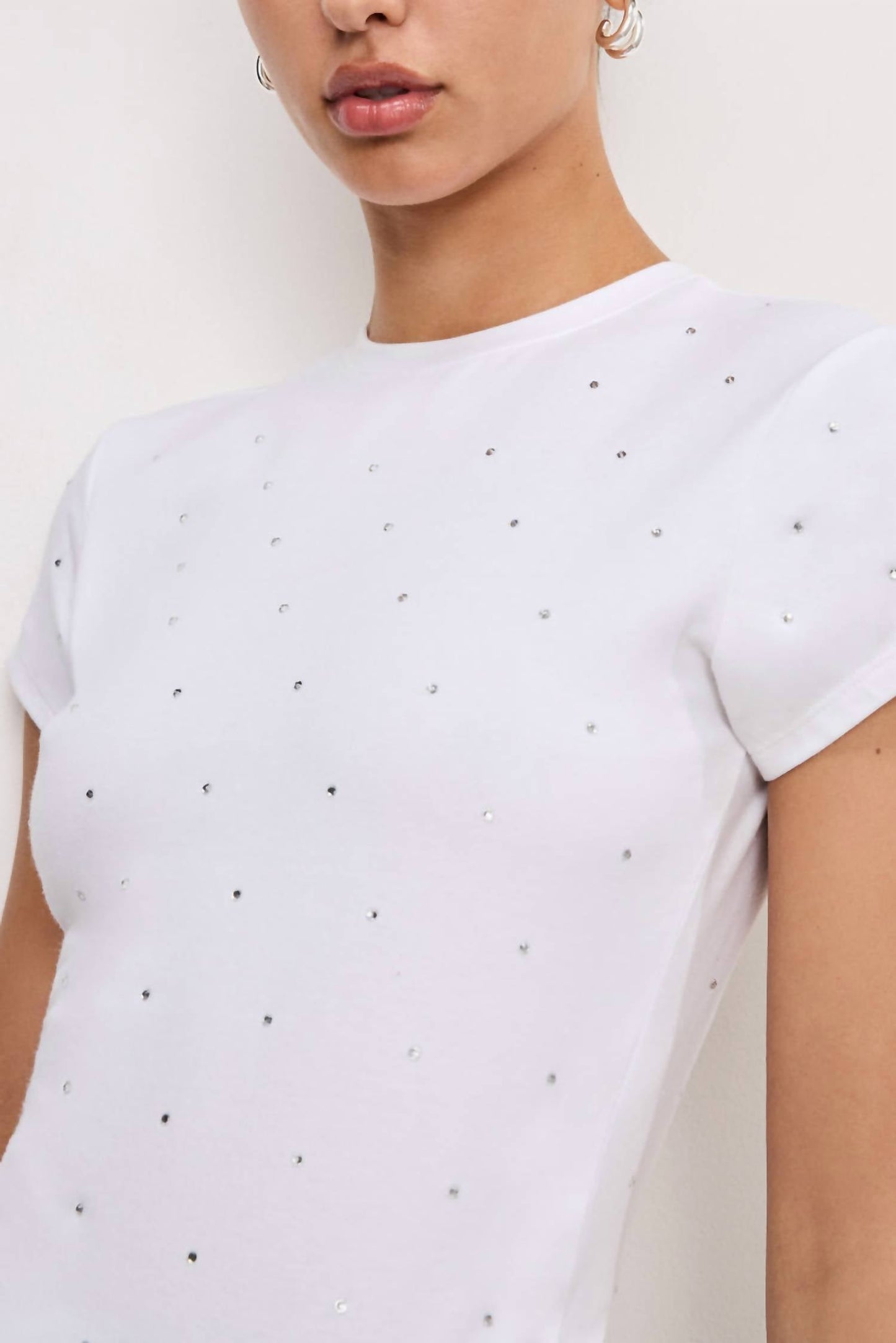 Good American - Crystal Baby Tee