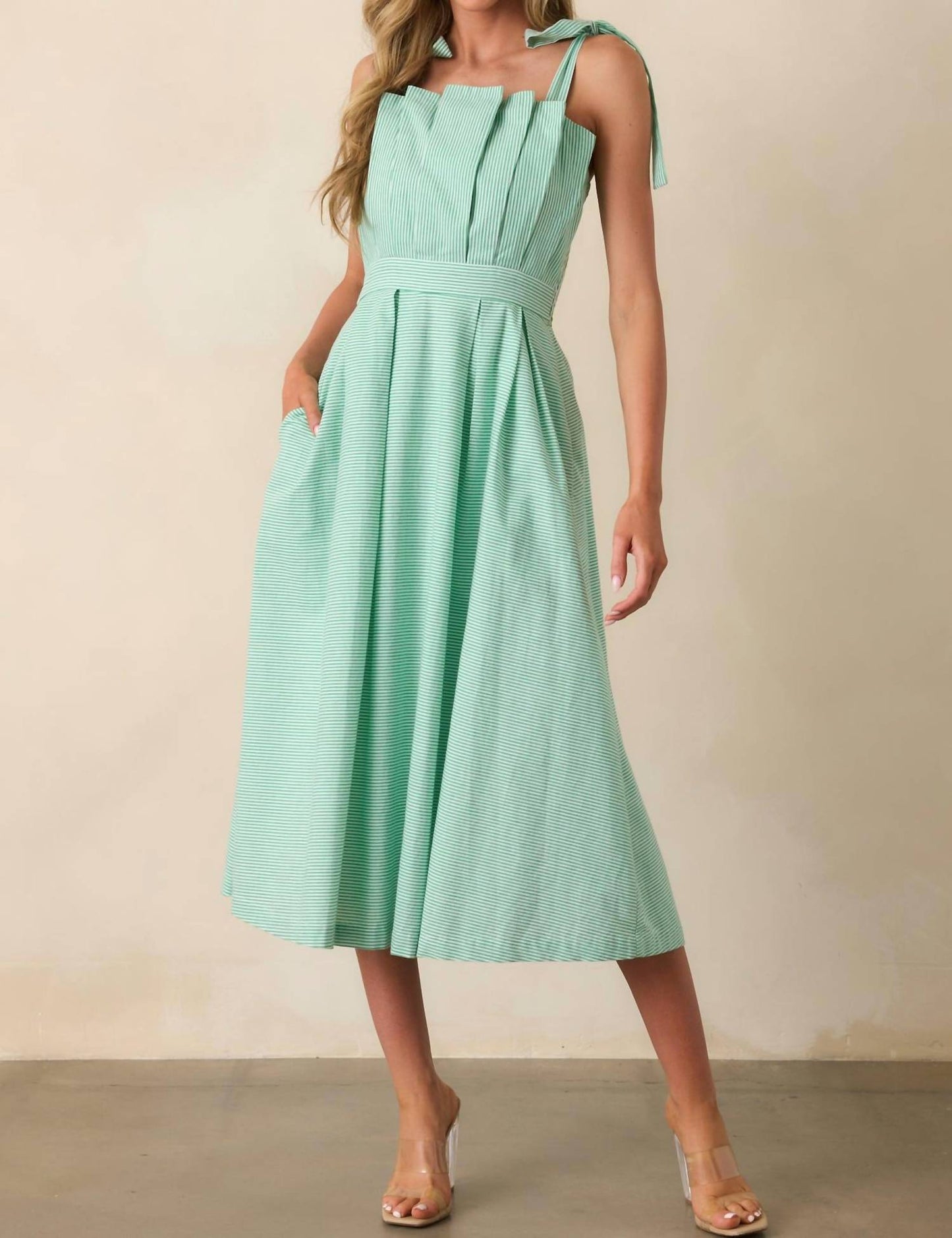 Prosperina - Sloane Stripe Midi Dress