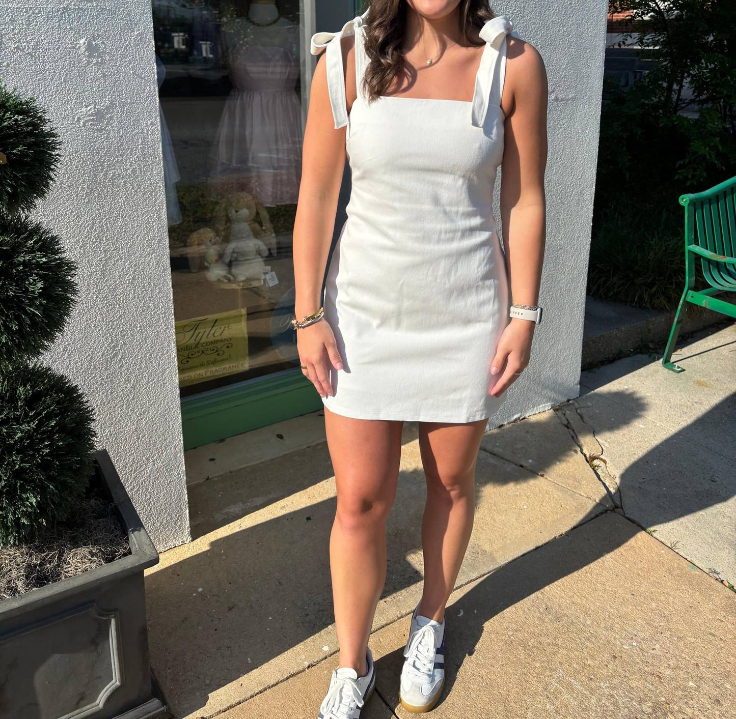 English Factory - Denim Sleeveless Mini Dress