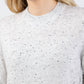Autumn Cashmere - Cashmere Fringe Crew Sweater With Side Slits