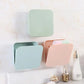 Pastel Wall Mounted Vanity Organizer and Makeup Shelf