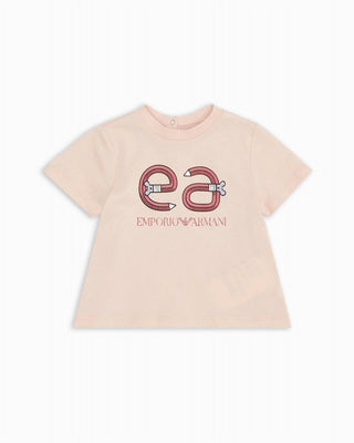 Armani - Baby Girl Pencil Logo T-shirt