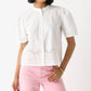 Frame - Embroidered Short Sleeve Shirt