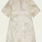 Ganni - Metallic A-line Mini Dress