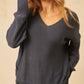 John + Jenn - Avery Ve-neck Sweater