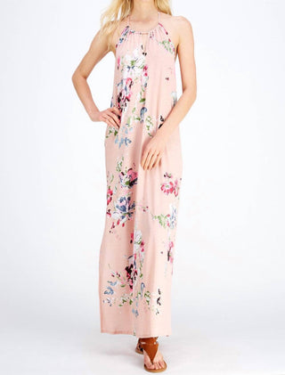 Entro - Floral Halter Maxi Dress