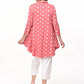 Tulip Clothing - Lauryn Button Down Tunic Shirt