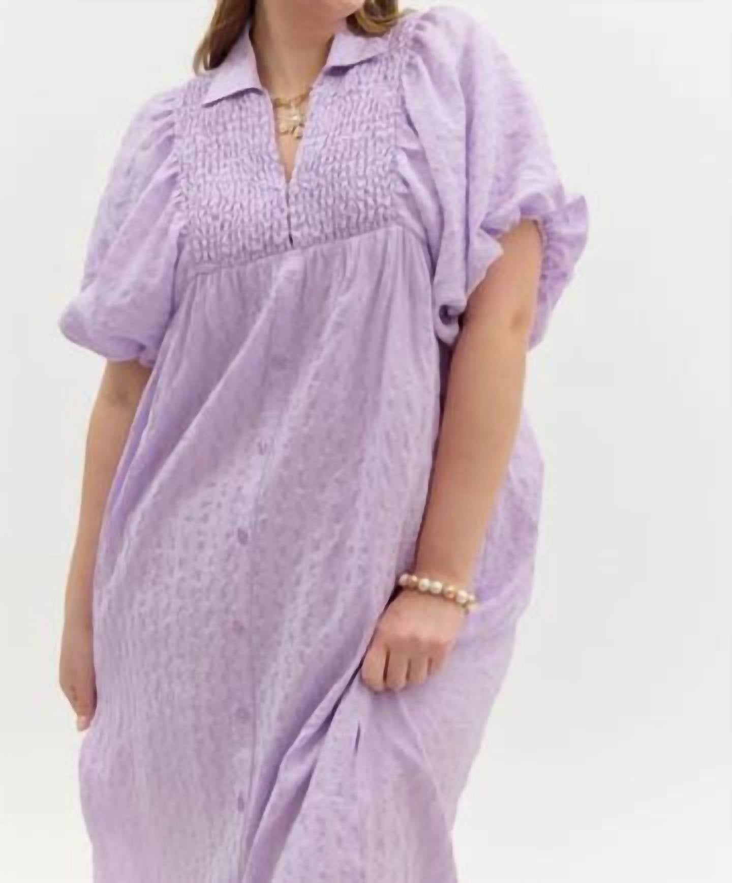 Entro - Puff Sleeve Dress