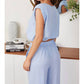 Milio Milano - Linen cropped blouson top