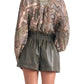 Elan - Paisley Button Blouse