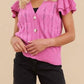 Jodifl - Halsey Knit Ruffly Sleeve Cardigan