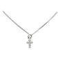 Brenda Grands - Women's Silver Shiny Cross Necklace