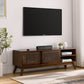 59 Inch Mid Century Modern Rattan TV Stand for 65 Inch TV