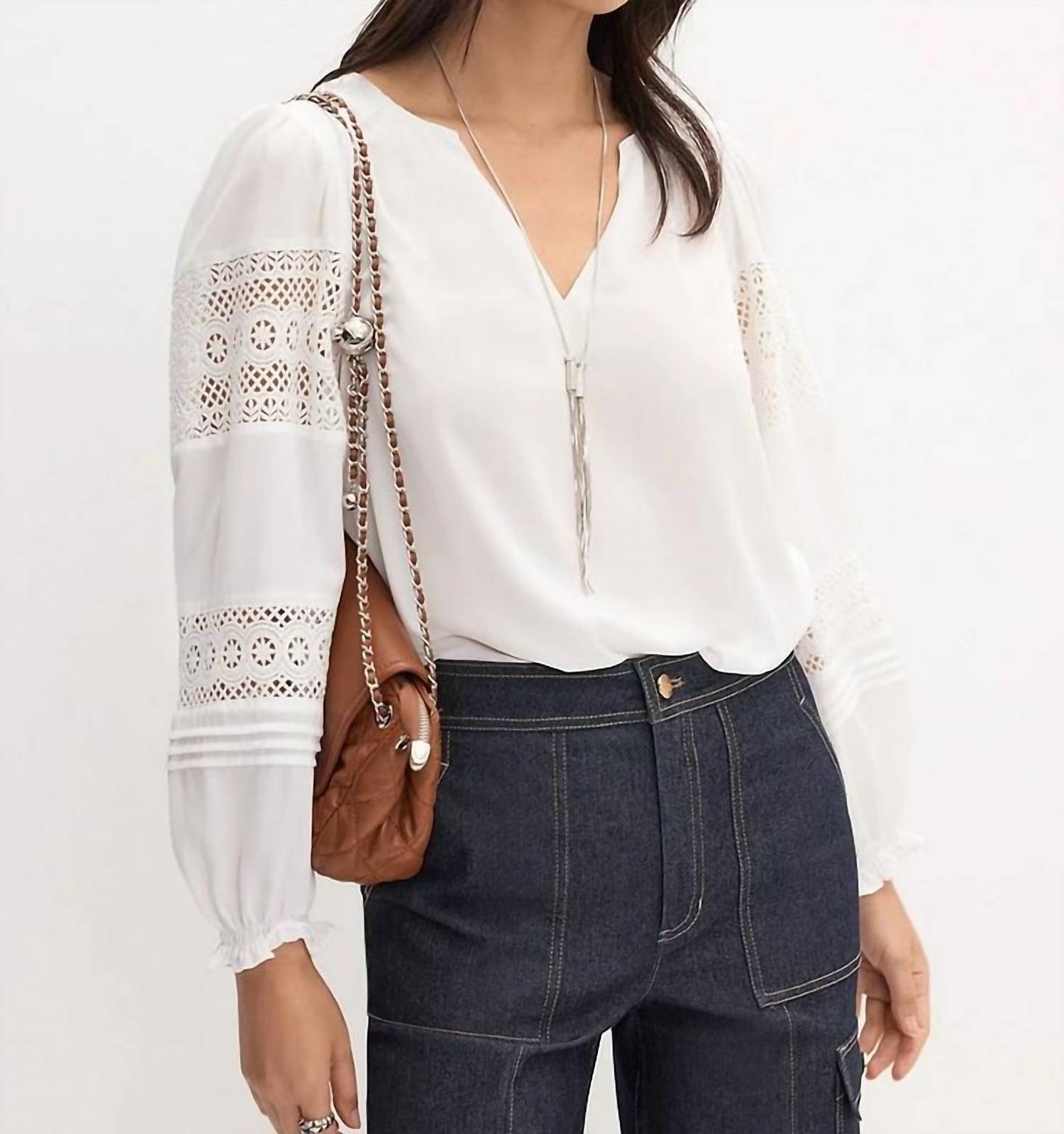 Joseph Ribkoff - Lace Insert Blouse