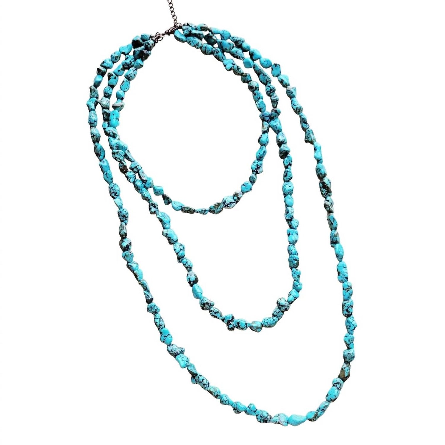 Jewelry Junkie - Women's Genuine Triple Strand Necklace