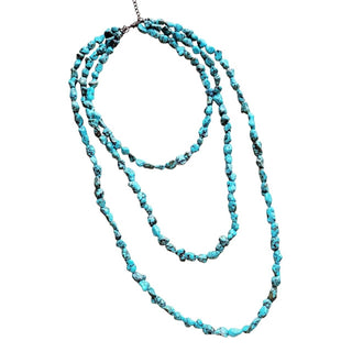 Jewelry Junkie - Women's Genuine Triple Strand Necklace
