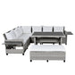 Tomax 5-Piece Outdoor Patio Rattan Sofa Set